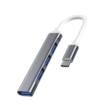 4-Port USB & Type-C Hub – High-Speed Adapter - Image 2