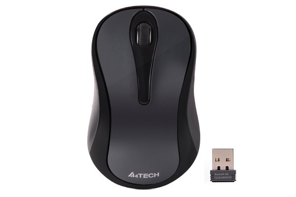 A4Tech G3-280NS 2.4G Wireless Optical Mouse Silent Click 1200 DPI USB Nano Receiver
