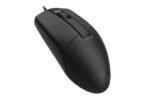 A4Tech OP-330S Wired Optical Mouse Silent Click 1200 DPI USB Ergonomic Mouse