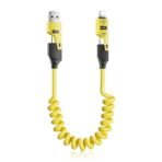 Spring Cable 4-in-1 65W Fast Charging Cable – Multi-Connector Charging Cable